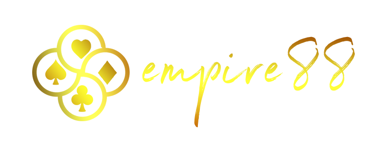 Logo resmi EMPIRE88 imperial gold-merah — platform gaming premium empire88mobile.com Indonesia